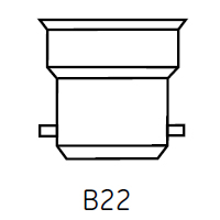 B22 15W 230V